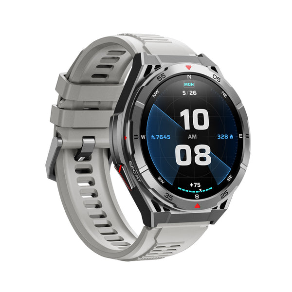 Dateoy K-Rex 4 Rugged Smartwatch - Dual-Band GPS, 150+ Sports Modes, 480mAh Battery, Bluetooth Calling, AI Voice Assistant, 3 ATM Waterproof