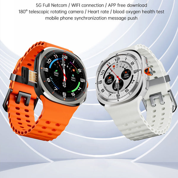 DaTeoy U8 Ultra Android Smart Watch- Bluetooth & Android Dual System| 4G LTE Rotating Camera| 1.6 inch AMOLED Screen 3+32 GB