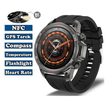 DaTeoy Smart Watch Men With Flashlight Heart Rate Bluetooth Call GPS NFC IP67 Waterproof Smartwatch - DaTeoy